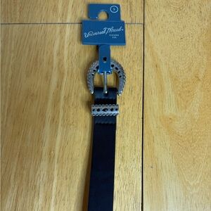 Universal Thread Womens Belt Medium Black Buckle NEW